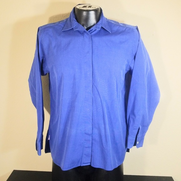 Thomas Pink Men Blue Dress Shirt Size US 14 - Picture 1 of 8